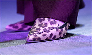 Theresa May's leopard-skin kitten heels