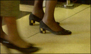 Chequered heel courts