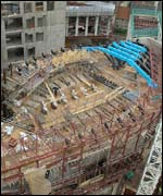 Holyrood under construction