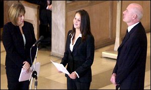 Lindsay Dobson, Hannah MacDonald and Bob Dowler