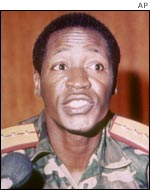 Burkinabe President Blaise Compaore 