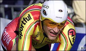 Lithuania's Tomas Vaitkus was one of the pre-race favourites