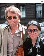 John Lennon and Yoko Ono in 1980