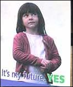A referendum poster in Ireland