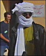 Nomad at mobile polling station