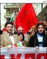 May Day protest in Sofia