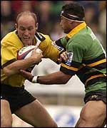 Andrew Blowers (right) has starred for Saints this season