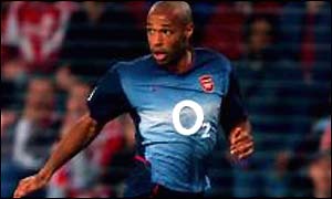 Arsenal and France's Thierry Henry