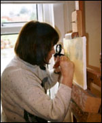 Dawn Parkinson painting