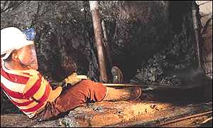 A miner at work