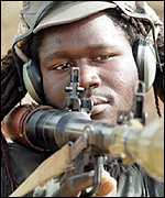Senegalese soldier