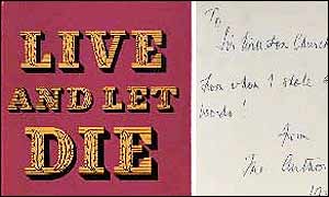 Live and Let Die first edition