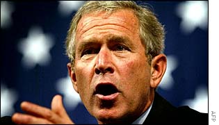 President George W Bush