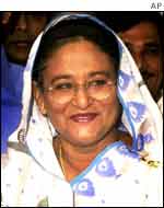 President of Awami League Party Sheikh Hasina 