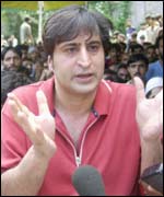 Kashmiri separatist leader Sajjad Lone
