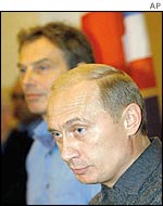 Putin and Blair