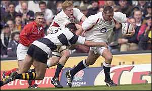 Steve Thompson (right) has forced his way into Clive Woodward's thinking
