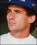 The late Ayrton Senna pictured in 1994