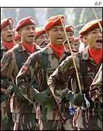 Indonesian troops