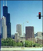 The skyline of Chicago