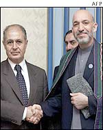 President Karzai with host Turkish President AN Sezer
