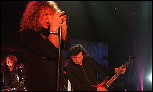Robert Plant and Jimmy Page