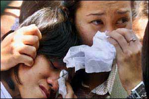 Mourning Indonesians