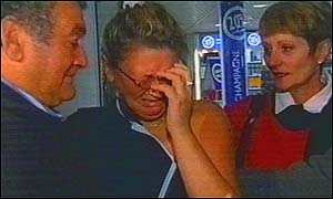 Rachel Griffiths with relatives