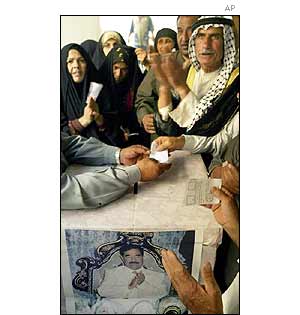 Ballot box in Baghdad