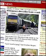 BBC News Online's coverage of the crash