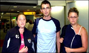 Nicola Trott, Jonathan Hartery and Rachel Griffiths