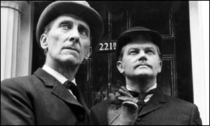 Sherlock Holmes and Dr Watson - Peter Cushing & Nigel Stock