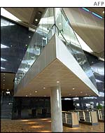 Inside the library at Alexandria