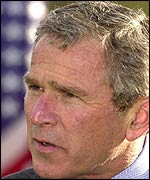 US President George W Bush
