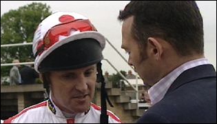 Graham Bradley and Panorama reporter Andy Davies