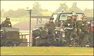 Military exercise at Lakenheath