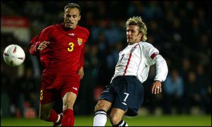 England captain David Beckham
