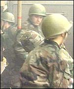 Servicemen at Lakenheath take part in exercise