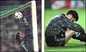 Seaman stretches, misses and despairs