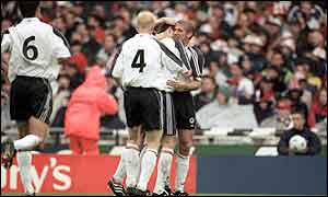 Hamann's free-kick brought an end to Kevin Keegan's England reign