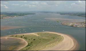 View of Exe estuary