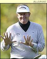 Scotland's Colin Montgomerie was too good for Fred Funk