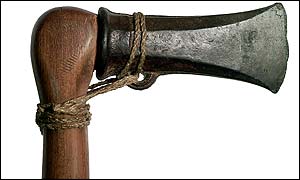 Axehead dating back to 700 BC 