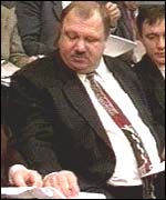 Mr Tsvetkov in parliament