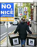 Signpost of the No campaign