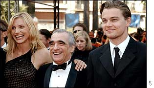 Cameron Diaz, Martin Scorsese and Leonardo DiCaprio in Cannes