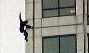 Alain Robert dubbed 'Spiderman'