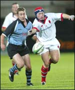 Neil Doak's sniping runs caused problems for the Cardiff defence