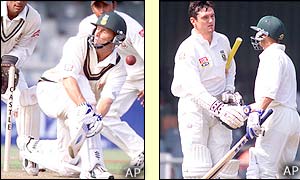 Graeme Smith shares a 272-run partnership with Gary Kirsten