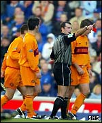 Alan Freeland gives Partridge his marching orders